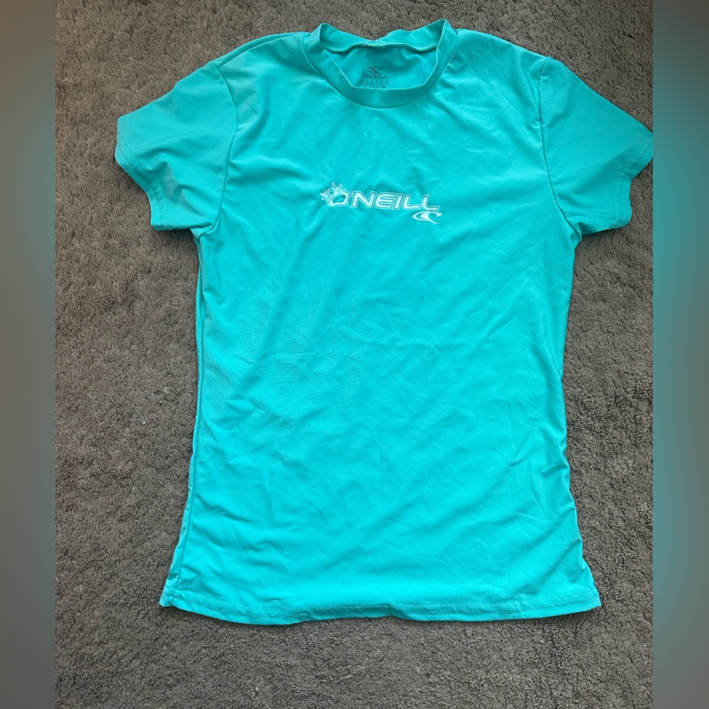 O’Neil swim shirt size medium UPF 50+ teal